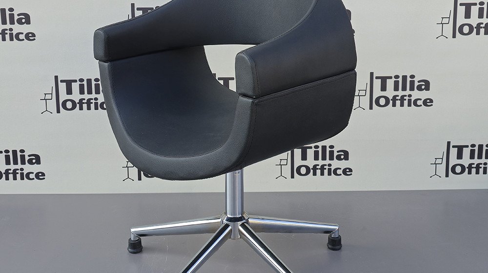 Vera Kuaför Tarama Çalışma Bekleme Koltuğu Krom Konik Sabit Ayak